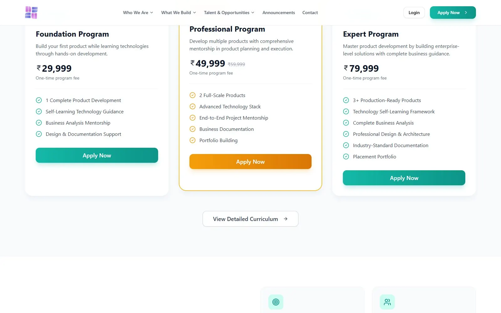 Nandi Business Solutions internship programs and fees