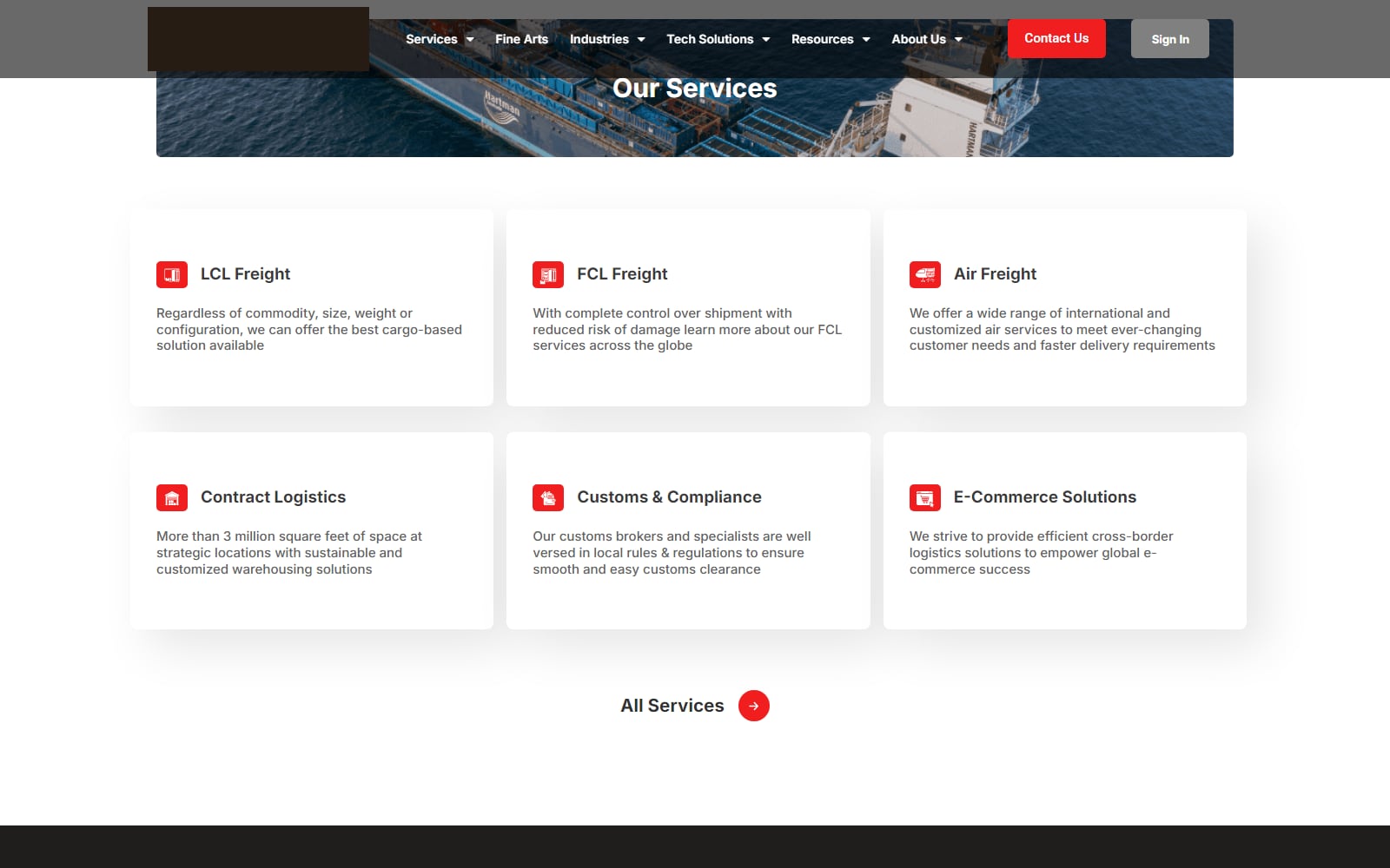 Freight Systems services overview