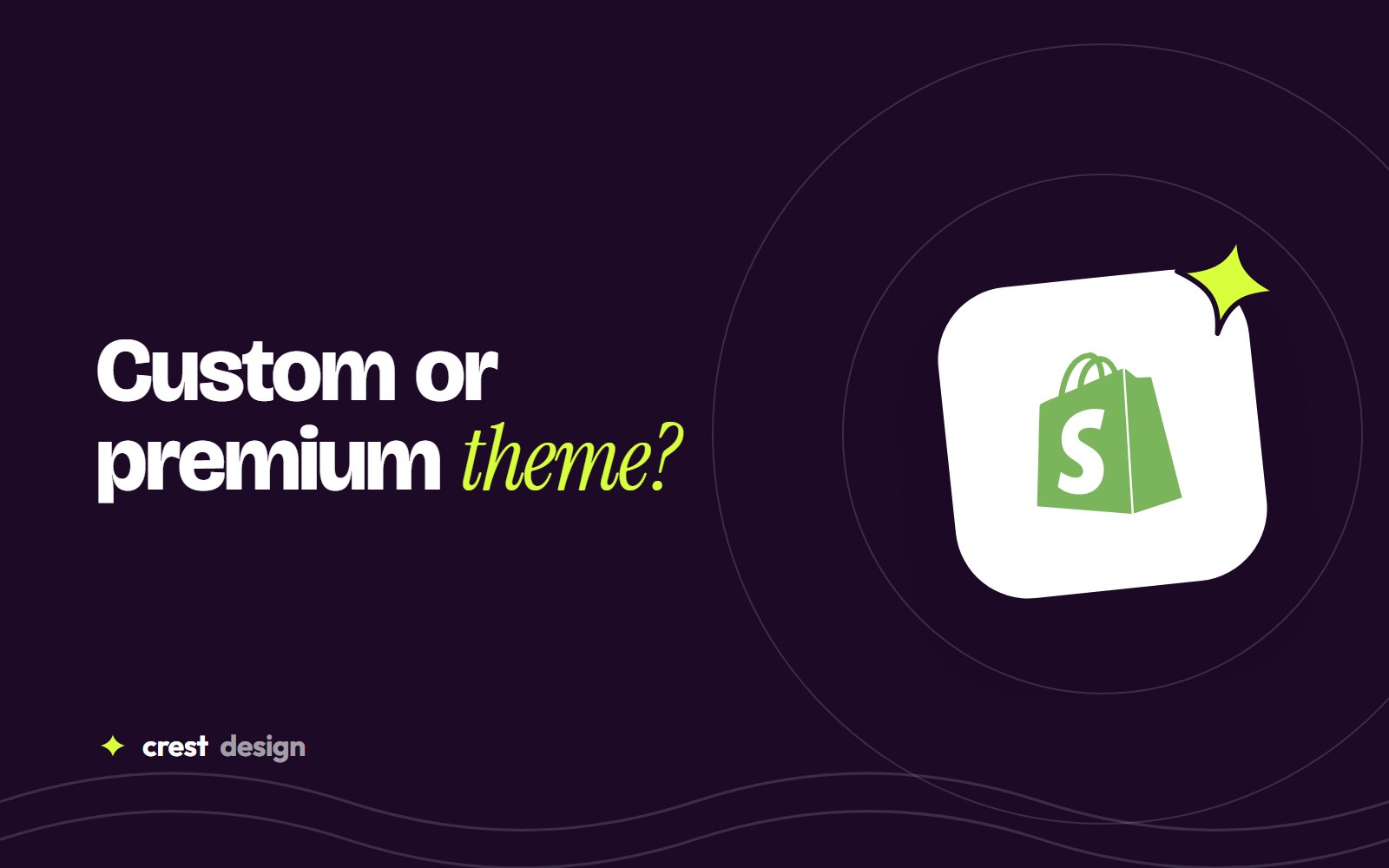 Custom versus premium Shopify theme comparison cover