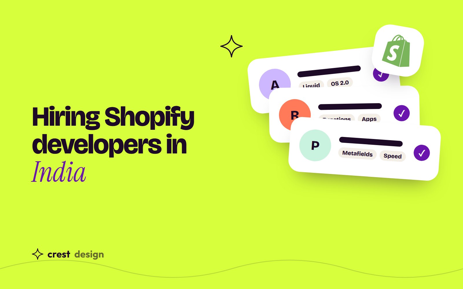Cover for a guide to hiring a Shopify developer in India
